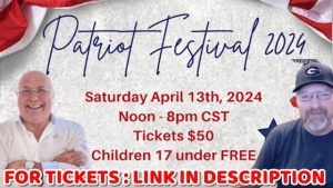 THE PATRIOT FESTIVAL 2024 WITH CHAS CARTER & CHARLIE WARD - BOOK TICKETS NOW! 9-3-24