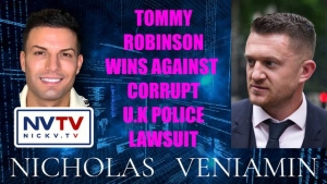 Tommy Robinson Discusses Big Win Against Corrupt UK Police Lawsuit with Nicholas Veniamin 1-5-24