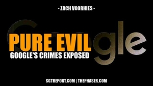 PURE EVIL: GOOGLE IS GOING DOWN -- Zach Voorhies 9-6-24