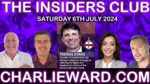 TRENESS EVANS JOINS CHARLIE WARD INSIDERS CLUB 6TH JULY 2024 WITH MAHONEY, PAUL BROOKER & DREW DEMI 13-7-24