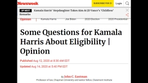 7/30/2024 - VZ Election! SCOTUS! Newsweek doesn't think Harris is eligible! Q Deltas are hot! 30-7-24