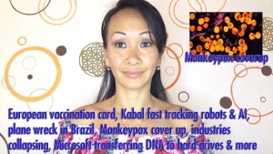 European vaccination card, Kabal fast tracking robots & AI, plane wreck in Brazil, Monkeypox coverup 10-8-24