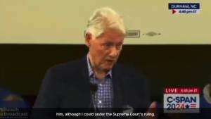 10/20/2024 - Bill Clinton talks about sending himself to GITMO!!! 20-10-24