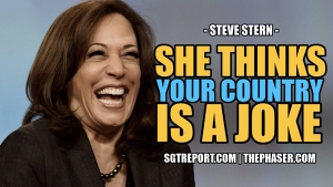 SHE THINKS YOUR COUNTRY IS A JOKE! -- Steve Stern 17-9-24