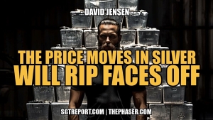 THE PRICE MOVES COMING FOR SILVER WILL RIP FACES OFF -- David Jensen 13-10-24